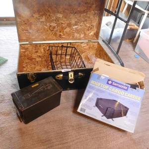 lot 5129 image: Storage Solutions  Trunk, Car Top Carrier & Ammo Container