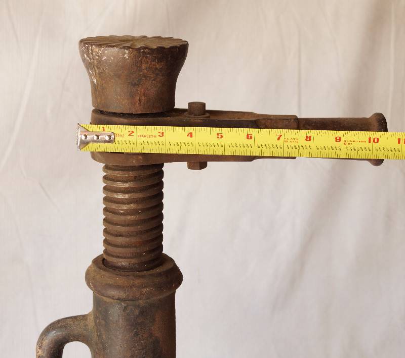 Vintage Train House Jack / Railroad Screw Jack VULCAN Brand 11 & B