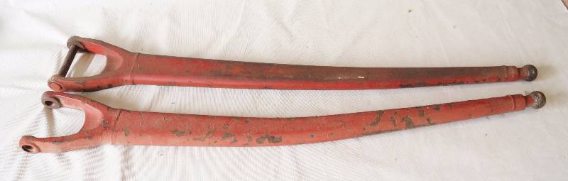 lot 6048 image: Ford Tractor 8N Front Radius Rod Assembly - Left and Right Side
