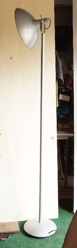 lot 6047 image: Adjustable Floor Lamp - Silver - Cool Style Works (Matching lamp on previous lot)