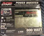 Super Start 800 watt Power Inverter - 12V to 110V - New in Box!