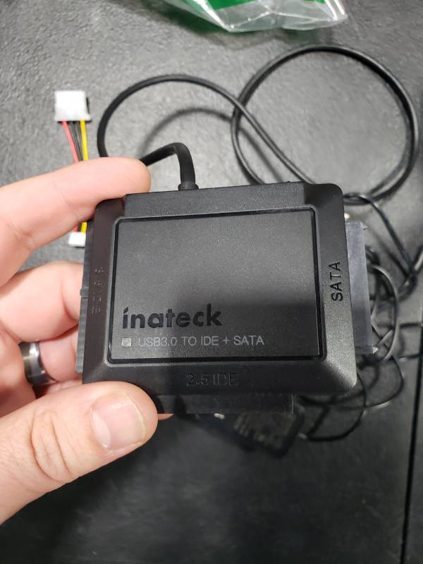 Inateck USB 3.0 to IDE/SATA External Hard Drive Reader Applicable to  2.5/3.5 HDD/SSD, with 12V/2A Power Supply, SA03001 – Inateck Official