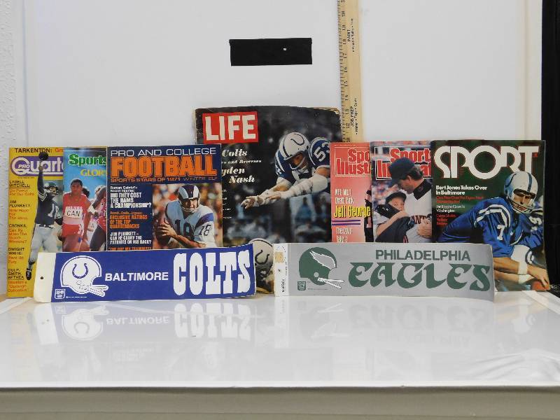 lot 9005 image: Antique Life Magazine  Just Shy of Antique Sports Magazines  Antique Sports Decals