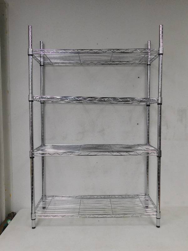 lot 9090 image: 54 T, 14 D.  Metallic Storage Rack.