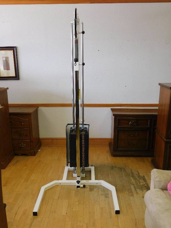 lot 9167 image: Industrial Gym Facility Sized Pull DownUp Resistance Machine.