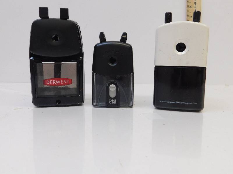 lot 9169 image: 3 Misc Professional Student Pencil Colored Pencil Sharpeners.