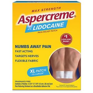 lot 1973 image: Aspercreme Lidocaine Max Strength XL Patch (3 Ct) Odor Free