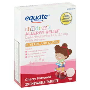 lot 1990 image: Childrens Allergy Relief  Diphenhydramine HCl  TABLET, CHEWABLE