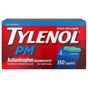 lot 1993 image: Tylenol PM Extra Strength Pain Reliever & Sleep Aid Caplets 150 ct