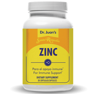 lot 1996 image: Santo Remedio Zinc Dietary Supplement Capsules 30 mg 30 Ct