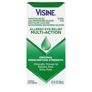 lot 2390 image: Visine-A Eye Allergy Relief Eye Drops .5-oz.