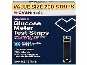 lot 2392 image: Test Strips, CVS Health, Advanced, 200CT