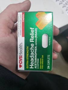 lot 2446 image: Headache Relief Extra Strength  Acetaminophen, Aspirin and Caffeine  TABLET, FILM COATED