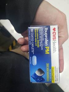 lot 2454 image: CVS Ibuprofen PM 200mg Pain Reliever Nighttime Sleep-aid 80 Caps&nbsp