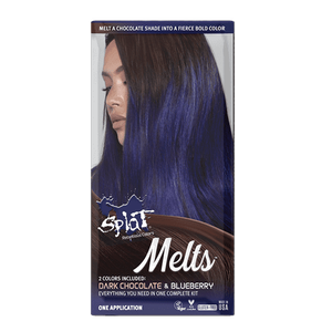 lot 2459 image: Splat Melts Hair Dye Dark Chocolate and Blueberry 1 Application
