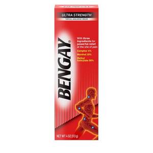lot 2460 image: Bengay Ultra Strength Pain Relieving Cream - 4oz