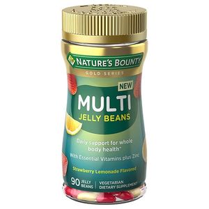 lot 2535 image: Natures Bounty Multi Jelly Bean Multivitamin Strawberry-Lemonade Flavor 90 Ct