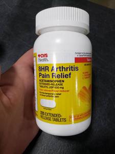lot 2545 image: 8hr Arthritis Pain Reliever Acetaminophen 650mg 225 Tablets