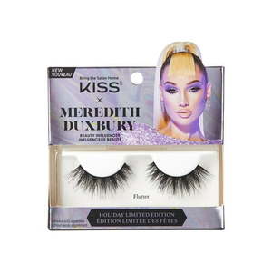 lot 2590 image: KISS X MEREDITH DUXBURY Holiday Limited Edition False Eyelashes Flutter 1 Pair