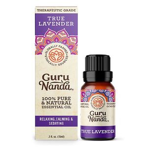 lot 2592 image: GuruNanda 100% Pure & Natural True Lavender Essential Oil for Aromatherapy & Diffuser -15ml