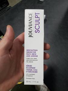 lot 2596 image: New Jouviance Sculpt Resculpting Facial Contour Serum All Skin Types 1oz
