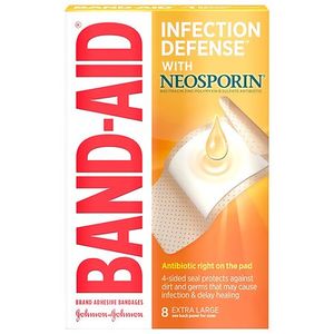 lot 2607 image: BANDAID INFECTION-DEFENSE XL 8 Count