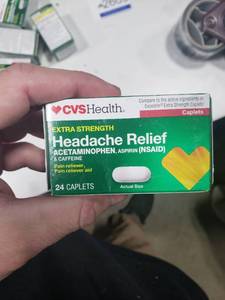 lot 2613 image: CVS Health Extra Strength Headache Relief 24 Caplets