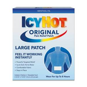 lot 2616 image: Icy Hot Medicated Patch Back - 5ct