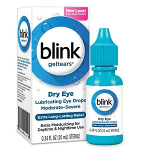 lot 2982 image: Blink Gel Tears Lubricating Eye Drops - .34 fl oz