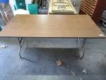 6' Wooden Folding Table