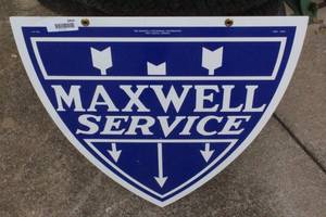 lot 2454 image: Maxwell Automobile Service Sign