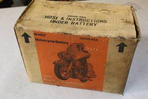 lot 2557 image: Vintage AMF Harley Davidson Battery Box