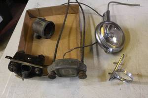 lot 2589 image: Antique Car Parts Lot