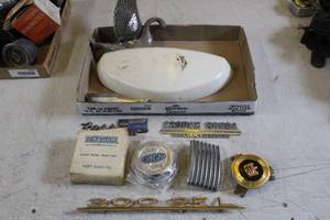lot 2620 image: Vintage Car Parts Lot VW Cragar Dodge