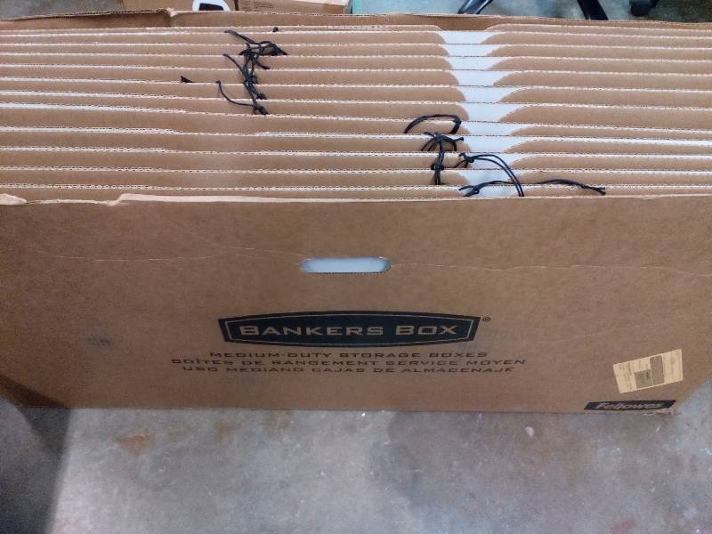 lot 10 image: Bankers Boxes Legal Size - 550Lb Stack Capacity