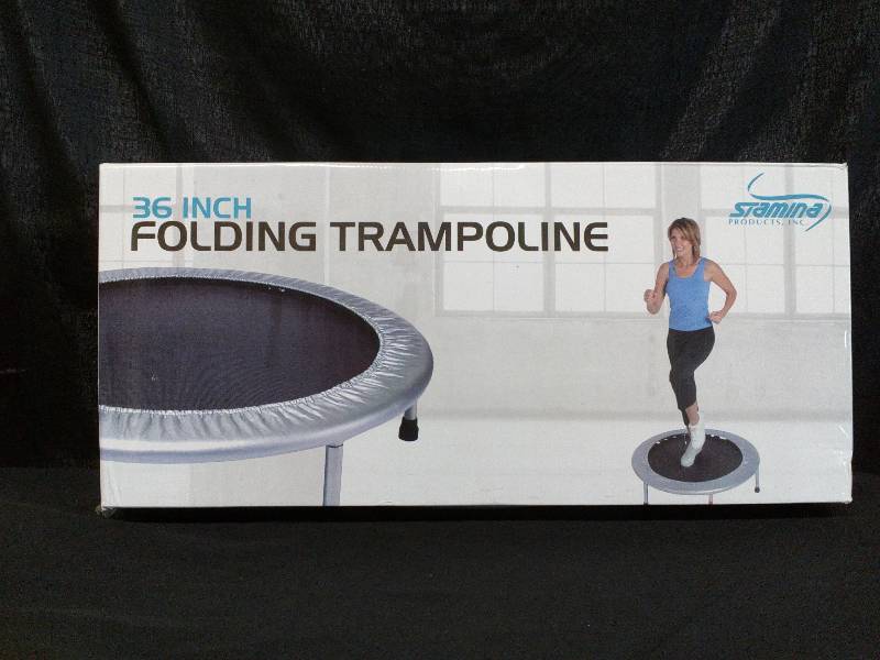 lot 38 image: Stamina Folding Trampoline