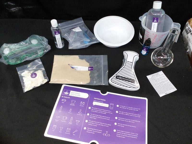 lot 59 image: Labracadabra Foaming Fountain Kit ALexa Science Scientist