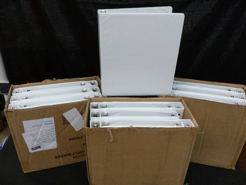 lot 61 image: Simply 3 ring Binders