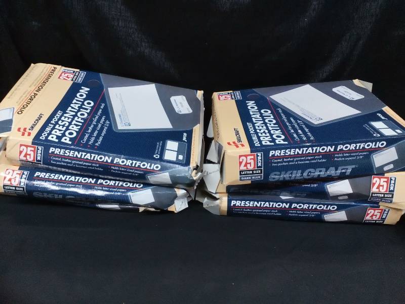 lot 71 image: Skilcraft Presentation Folders Double Pocket