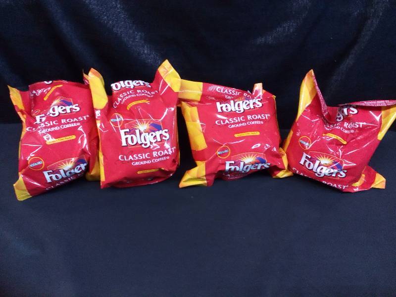 lot 104 image: Folgers Classic Roast Coffee Filter Packs