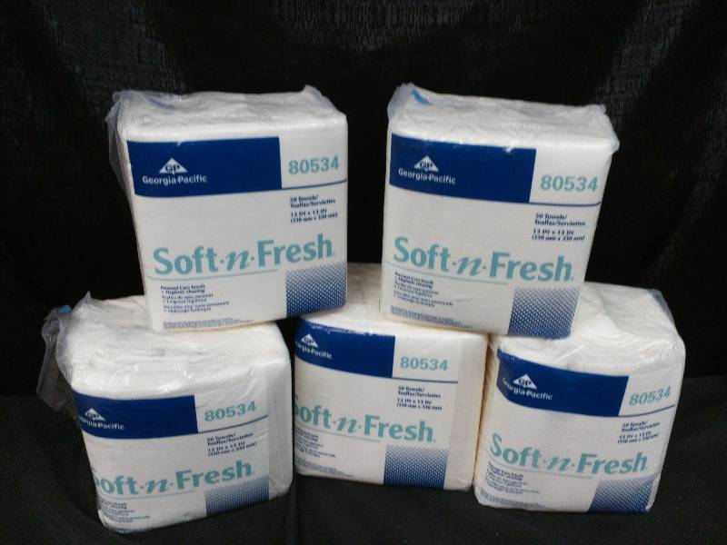lot 120 image: Soft N Fresh dry Wipes