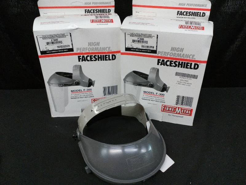 lot 124 image: Fibre Metal By Honeywell Face Shields