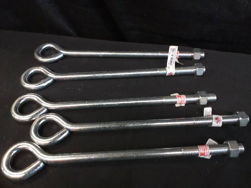 lot 148 image: Stanley Eye Bolts 58 x 14 WNuts