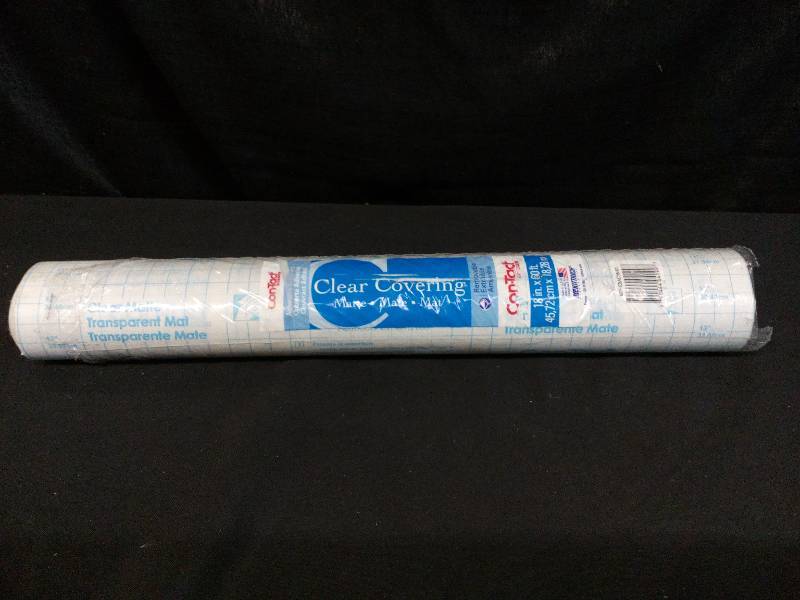 lot 154 image: Con-Tact Clear Matte Shelf-Liner Covering
