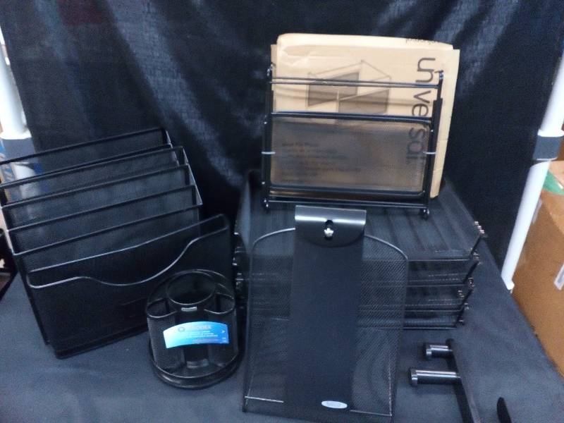 lot 171 image: Office Desk Supplies - Rolodex, Universal, Safco, Eldon