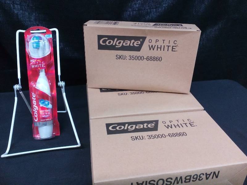 lot 175 image: Colgate Battery Powered Full Head Soft ToothBrushes