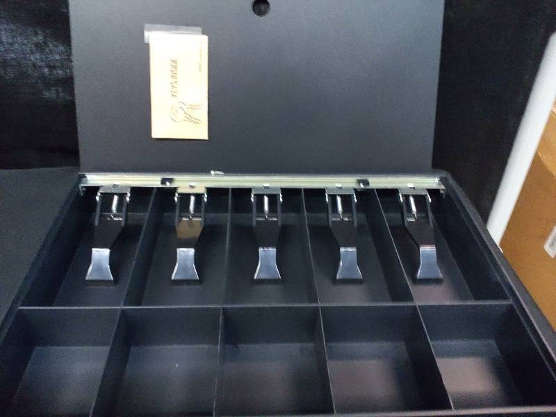 Steel Master Cash Drawer Replacement Tray W Locking Cover