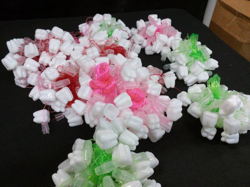 lot 186 image: Tooth  Teeth Necklaces for Teeth Lost or Pulled