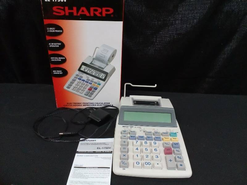 lot 187 image: Sharp Electronic Printing Calculator