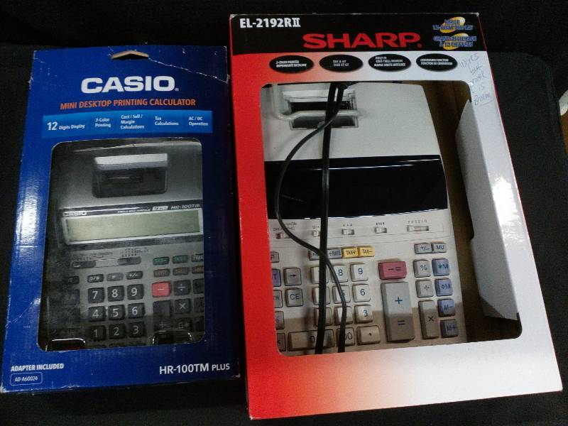 lot 189 image: Sharp & Casio Calculator